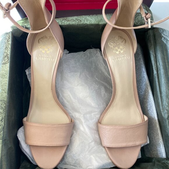 Vince Camuto nude strappy stiletto - Picture 3 of 16